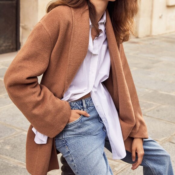 Woolly cozy overcoat - Picture 1 of 2